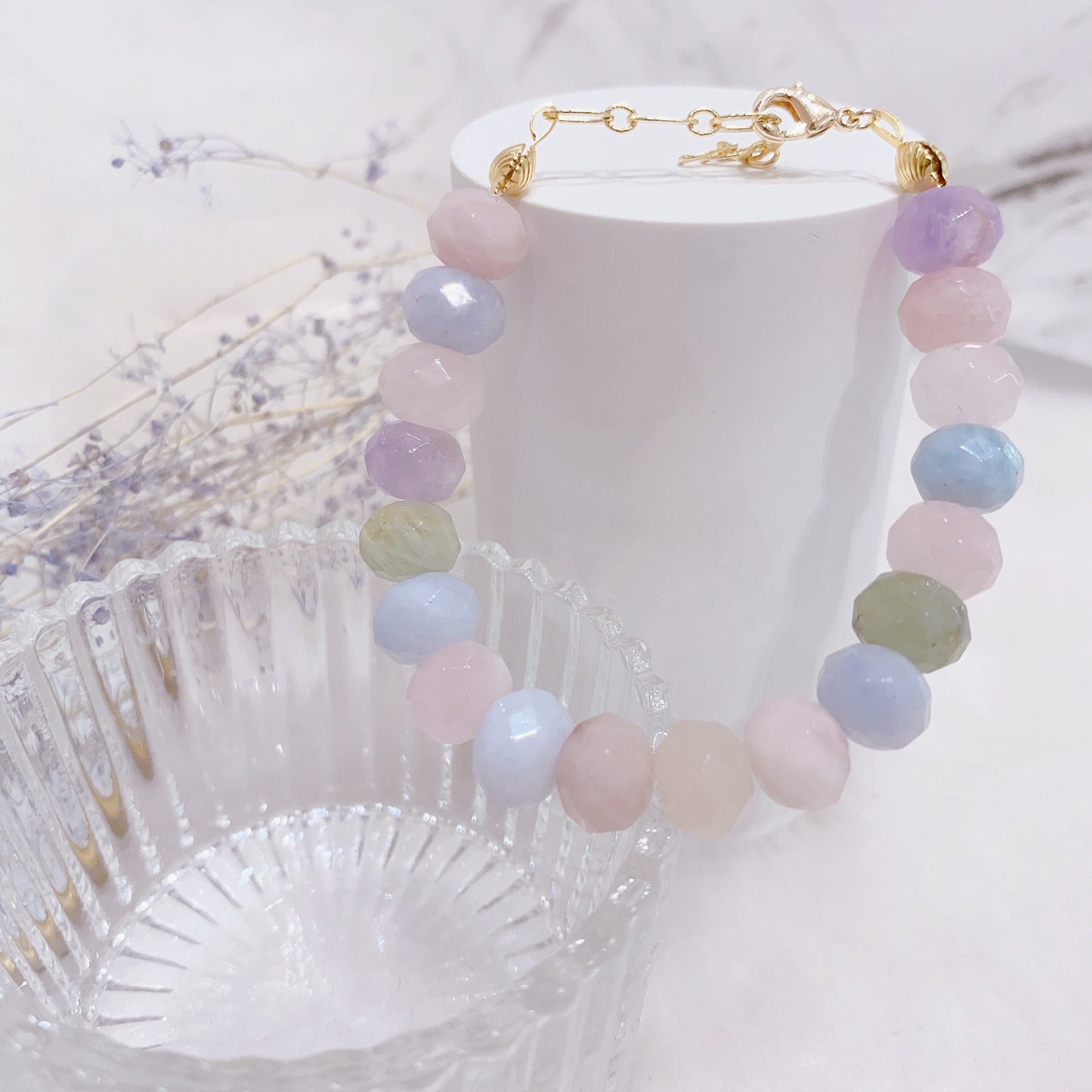 彩虹糖水晶|幻彩琉璃珠手鏈
